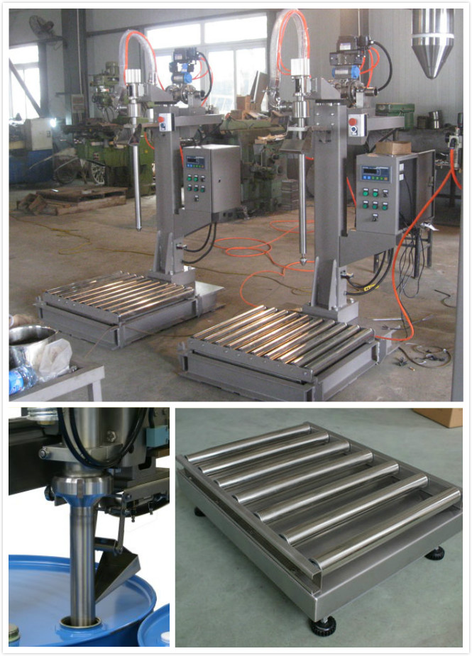 Automatic drum filling line