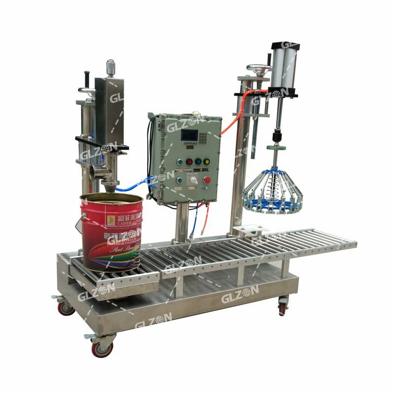 化工灌裝機,200L灌裝機,涂料油漆灌裝機,潤滑油灌裝機