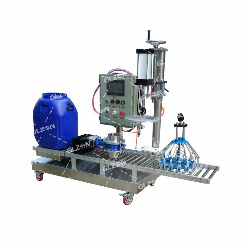 化工灌裝機,200L灌裝機,涂料油漆灌裝機,潤滑油灌裝機