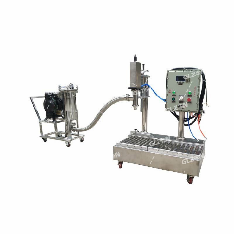 化工灌裝機,200L灌裝機,涂料油漆灌裝機,潤滑油灌裝機