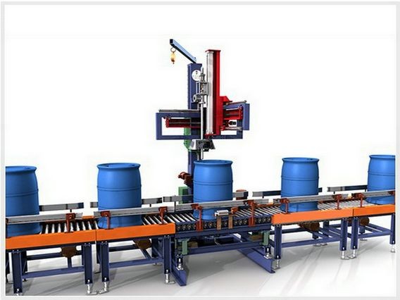 化工灌裝機,200L灌裝機,涂料油漆灌裝機,潤滑油灌裝機