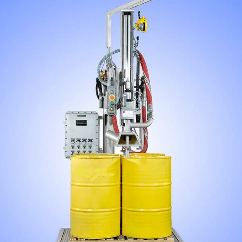 Ex-proof IBC drum filler

