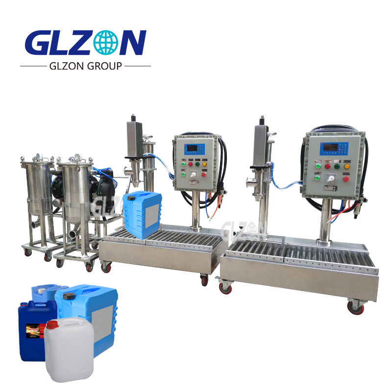 Automatic Pail Filling and Capping Machine