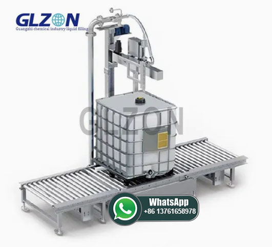 200-1000L IBC Multi-Functional Chemical Liquid Filling Machine Chemical Liquid Filling Machine