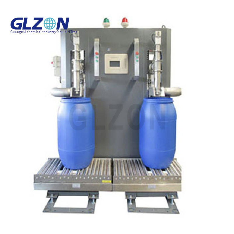 Double Station Drum Filling Machine for Oil, Paint, Ink, and Paste Dual-Station Drum Filling Machine