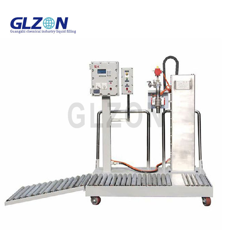 Semi-Automatic Explosion-Proof 200L Drum Filling Machine for Acidic Chemicals Acid Drum Filling Machine