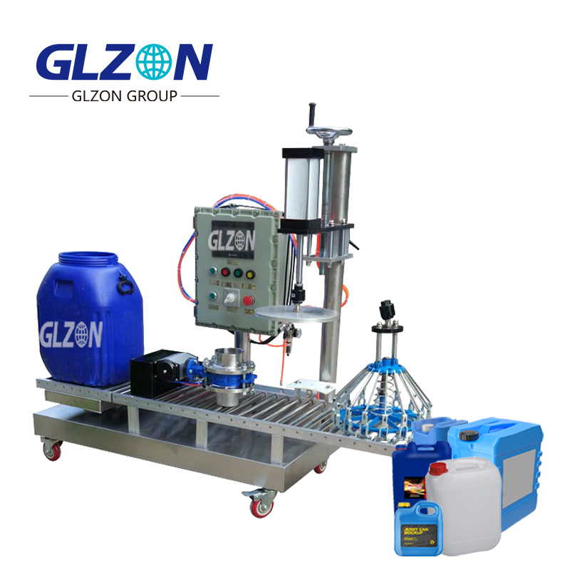 Automatic Lid Pressing System for 5– 20L Pail and Jerrycan Capping Semi Automatic Paint Filling Machine