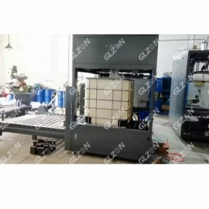 1000升IBC噸桶自動夾蓋壓蓋機 香蕉水壓蓋機