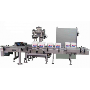 4-Head A-B Automatic Net Weight Filling Machine for High Viscosity Filling Into Open Top Pails & Bag-In-A-Box Applications