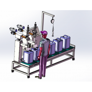 Pesticide filling machine