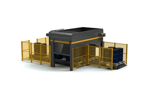 Mobile palletizing machine