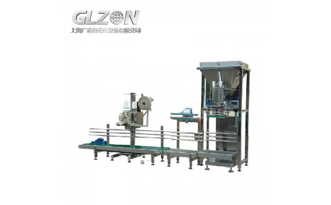 Industrial Open Top Bag Filling and Sealing Machine
