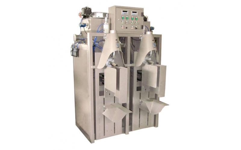 Dual nozzle dust proof dry mortar packaging machine