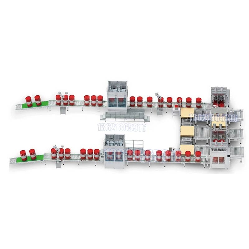 ?全自動液體灌裝機生產線