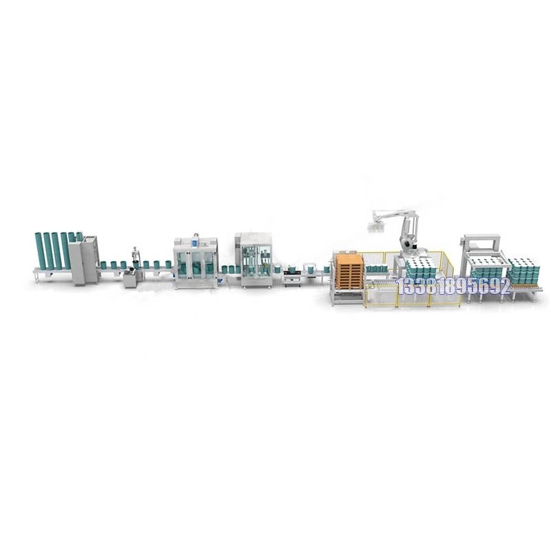 苯丙乳液灌裝機 1L自動碼垛灌裝機